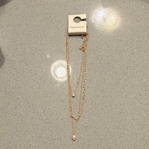 Francesca's Collections Gold Pendant Necklace